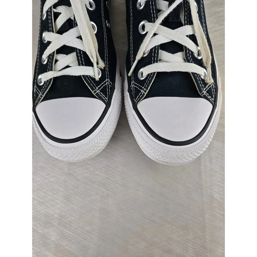 Classic Low-Top Canvas Sneakers - Black - Picture 3 of 12
